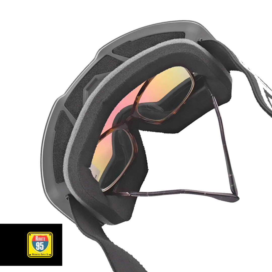 GUB Rally Pro Goggles- Matte Black-Green Lens - Image 7